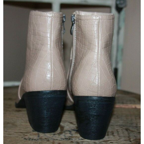 Nasty Gal Women's 8 Let's Hiss and snake up ankle boots  - NWOT - Picture 6 of 7